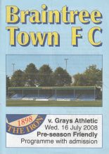 Braintree Town v Grays Athletic 16-Jul-2008