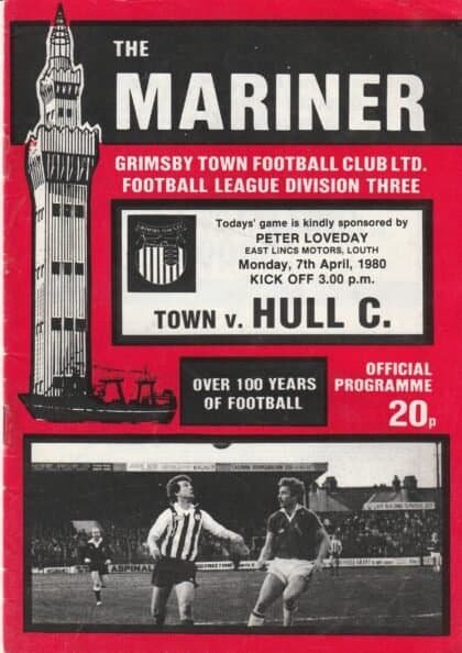 Grimsby Town v Hull City 07-Apr-1980
