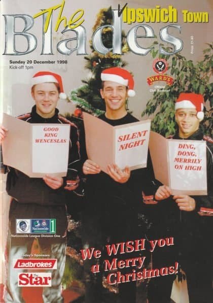 Sheffield United v Ipswich Town 20-Dec-1998