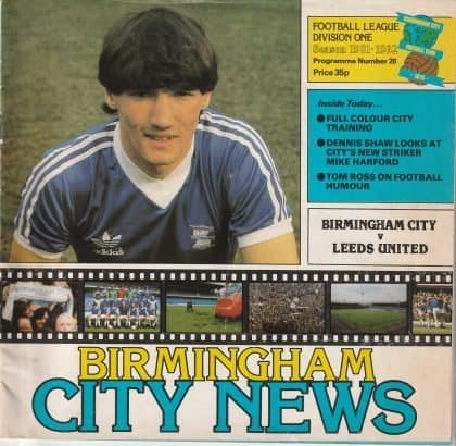 Birmingham City v Leeds United 10-Apr-1982