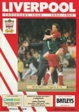 Liverpool v Leeds United 18-Apr-1992