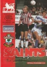 Southampton v Leeds United 19-Sep-1992