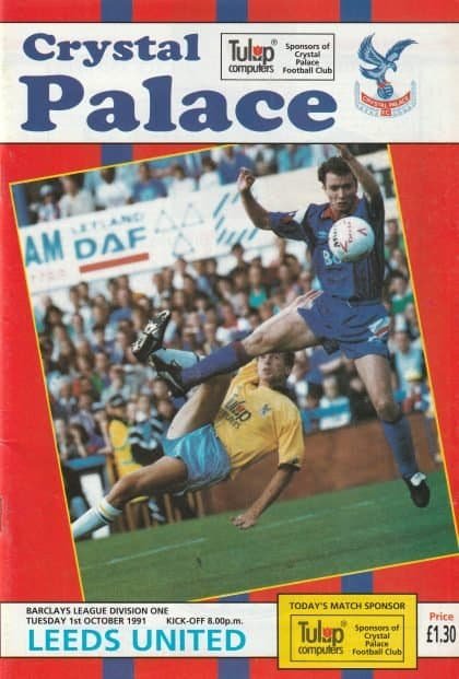 Crystal Palace v Leeds United 01-Oct-1991