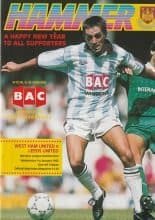 West Ham United v Leeds United 01-Jan-1992