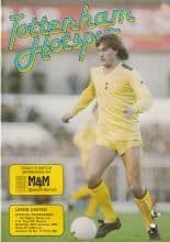 Tottenham Hotspur v Leeds United 23-Jan-1982