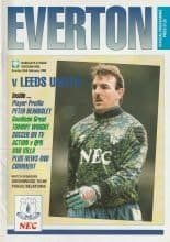 Everton v Leeds United  23-Feb-1992