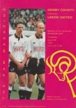 Derby County v Leeds United 23-Apr-1991
