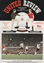 Manchester United v Leeds United 30-Sep-1981