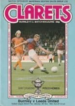 Burnley v Leeds United 09-Apr-1983