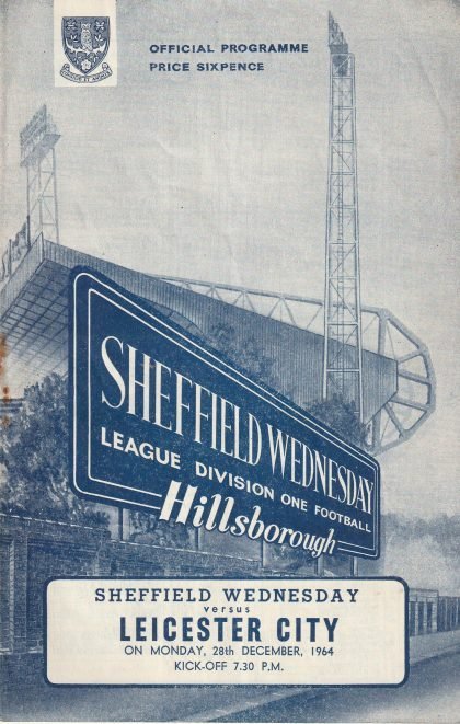 Sheffield Wednesday v Leicester City 28-Dec-1964