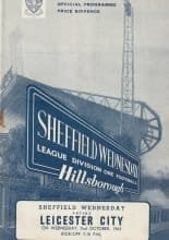 Sheffield Wednesday v Leicester City 02-Oct-1963