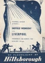 Sheffield Wednesday v Liverpool 04-Mar-1964