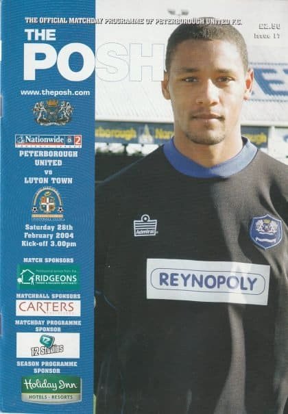 Peterborough United v Luton Town 28-Feb-2004