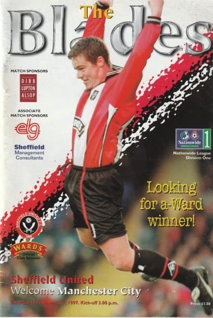 Sheffield United v Manchester City 15-Nov-1997