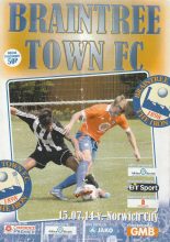 Braintree Town v Norwich City 15-Jul-2014