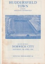 Huddersfield Town v Norwich City  09-Apr-1966