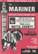 Grimsby Town v Notts County 25-Sep-1979