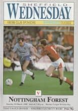 Sheffield Wednesday v Nottingham Forest 04-Mar-1988