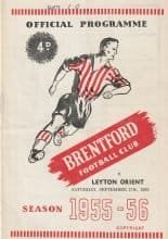 Brentford v Leyton Orient 17-Sep-1955