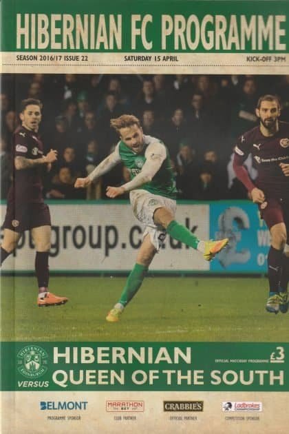 Hibernian v Queen of the South 15-Apr-2017