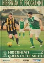 Hibernian v Queen of the South 09-Aug-2016