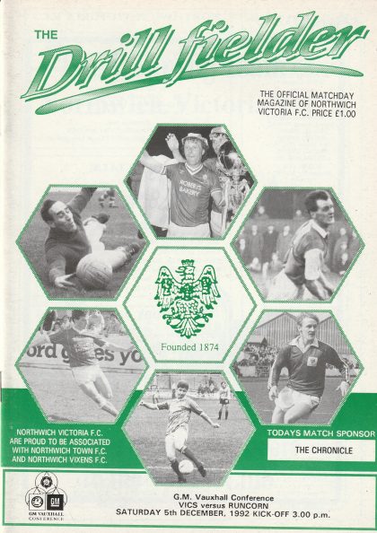 Northwich Victoria v Runcorn 05-Dec-1992