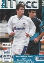 Macclesfield Town v Slough Town 14-Nov-1998