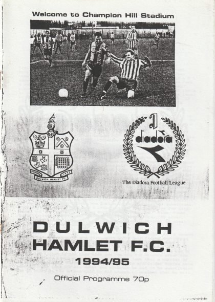 Dulwich Hamlet v Slough Town 14-Mar-1995