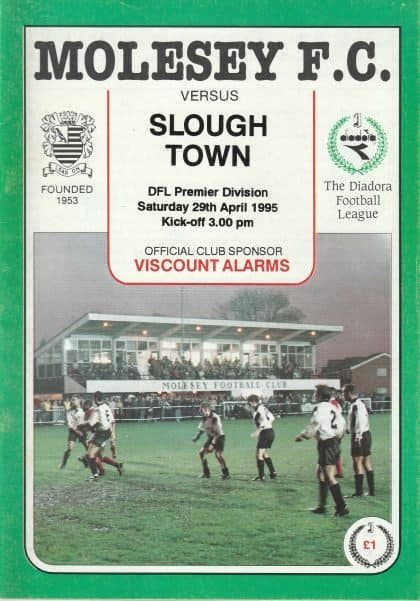 Molesey v Slough Town 29-Apr-1995