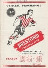 Brentford v Southend United 01-Oct-1955