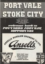 Port Vale v Stoke City 13-Aug-1982