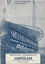 Sheffield Wednesday v Sunderland 13-Feb-1965