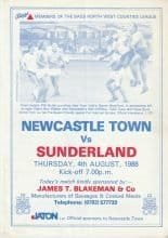 Newcastle Town v Sunderland 04-Aug-1988