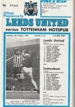 Leeds United v Tottenham Hotspur 06-Jan-1973