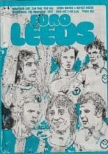 Leeds United v Ujpest Dozsa 06-Nov-1974