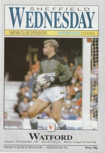 Sheffield Wednesday v Watford 12-Sep-1987