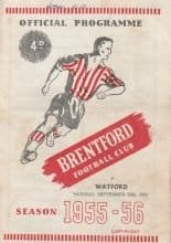 Brentford v Watford 19-Sep-1955