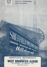 Sheffield Wednesday v West Bromwich Albion 15-Feb-1964