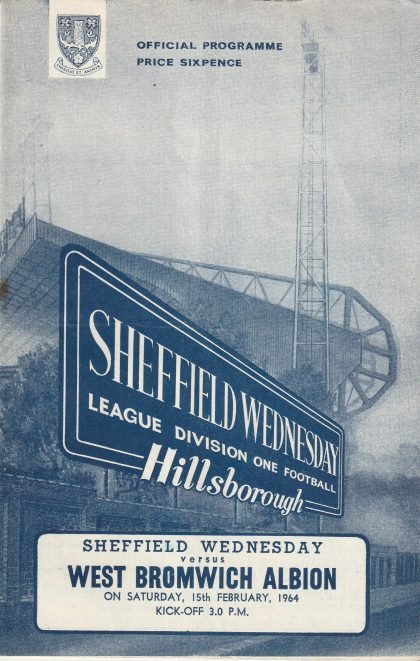 Sheffield Wednesday v West Bromwich Albion 15-Feb-1964