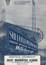 Sheffield Wednesday v West Bromwich Albion 31-Oct-1964