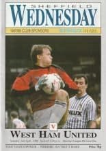 Sheffield Wednesday v West Ham United 02-Apr-1988