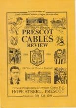 Prescott Cables XI v Wigan Athletic XI 06-Aug-1985
