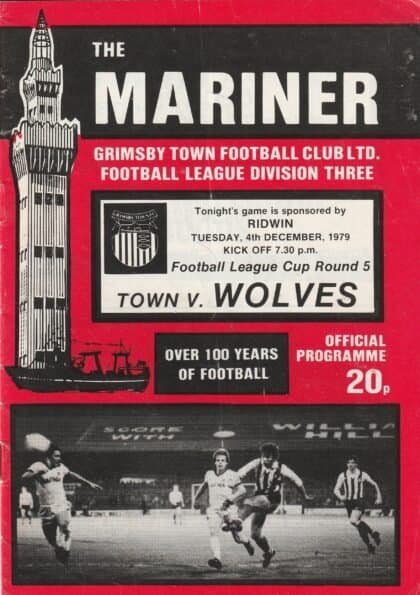Grimsby Town v Wolverhampton Wanderers 04-Dec-1979