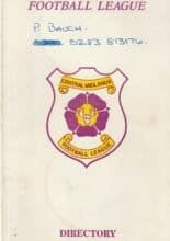 Central Midlands Football League Directory  1988-89