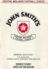 Central Midlands Football League Directory  1993-94