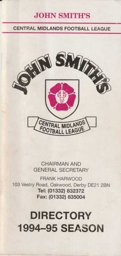 Central Midlands Football League Directory 1994-95