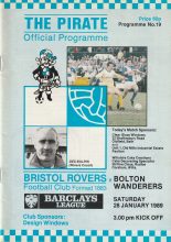 Bristol Rovers v Bolton Wanderers 28-Jan-1990