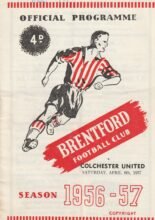 Brentford v Colchester United 06-Apr-1957