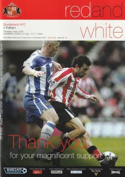 Sunderland v Fulham 04-May-2006