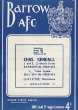 Barrow v Hartlepools United 21-Apr-1959